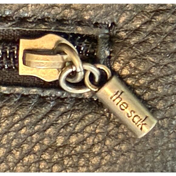 EUC The Sak Jasmine Small Hobo Bag Black Leather Everyday Shoulder - Picture 5 of 11